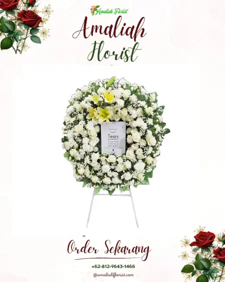 Krans Bunga Duka Sukamerang